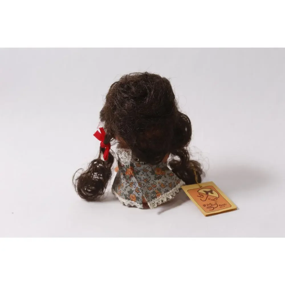 70s Rare Vintage Dreamy Love-chan Japan Mini Doll in Floral Dress w Tag ~ 26070